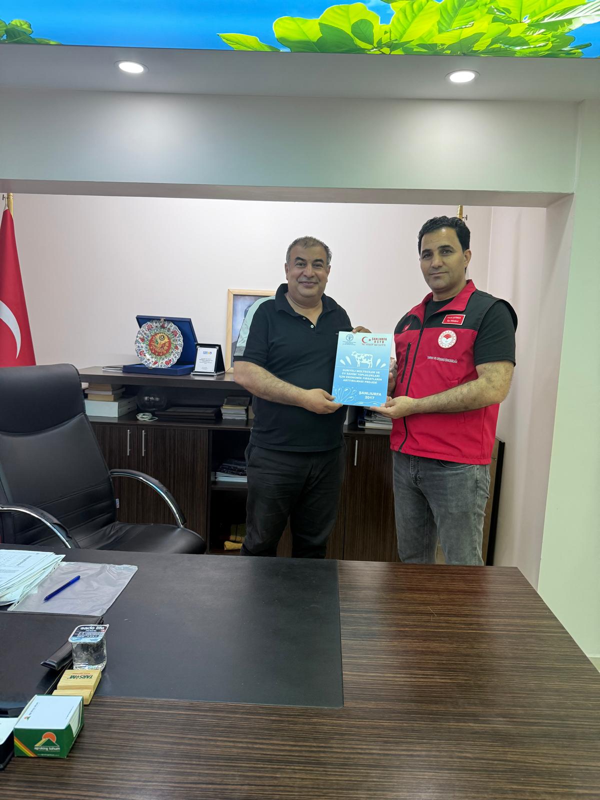 HALİLİYE İLÇE TARIM MÜDÜRLÜĞÜNDEN BİRLİĞİMİZE ZİYARET