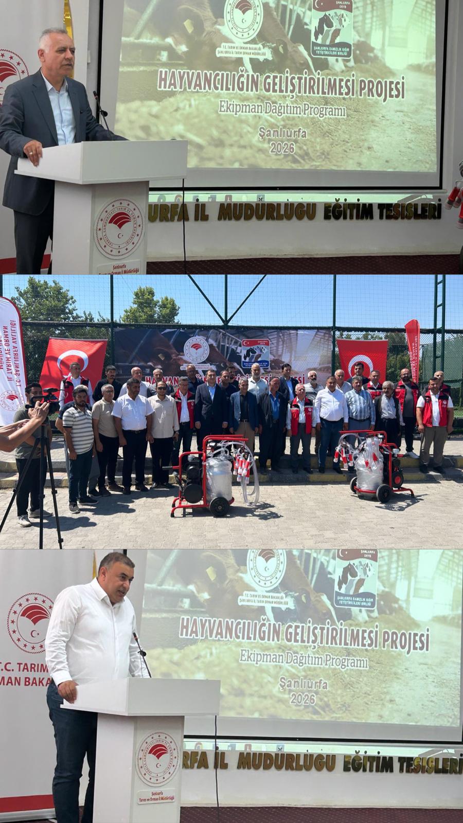 ŞANLIURFA DSYB ÇİĞ SÜTTE KALİTEYİ ARTIRMA PROJESİ  DAĞITIMI