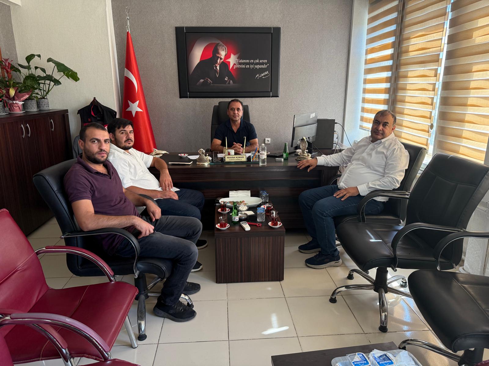 BİRLİK BAŞKANINDAN ŞANLIURFA İL TARIM ORMAN MÜDÜRLÜĞÜNE ZİYARET