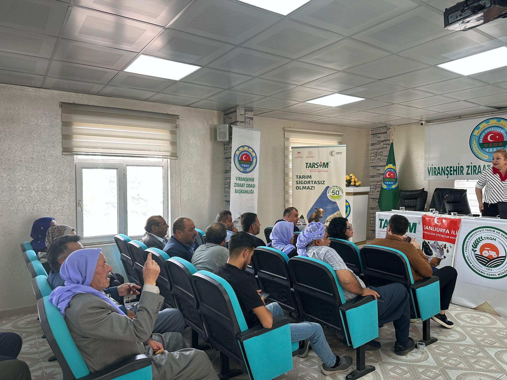 Viranşehir İlçesindeki Yetiştiricilerimize TARSİM Sigortaları Bilgilendirme Toplantısı